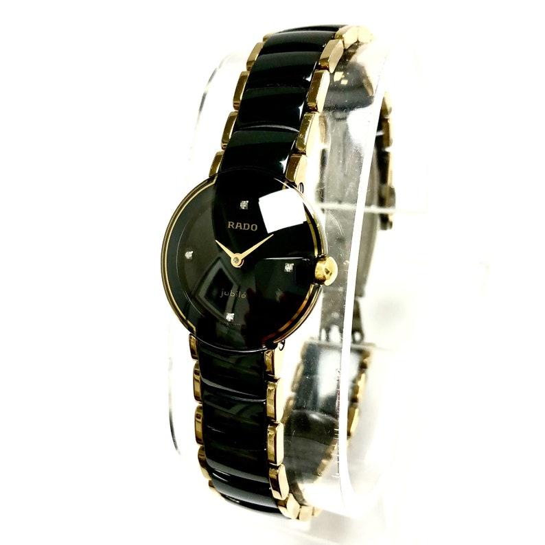 RADO JUBILÉ Black Hightech Ceramics & Steel Ladies Watch Etsy Australia