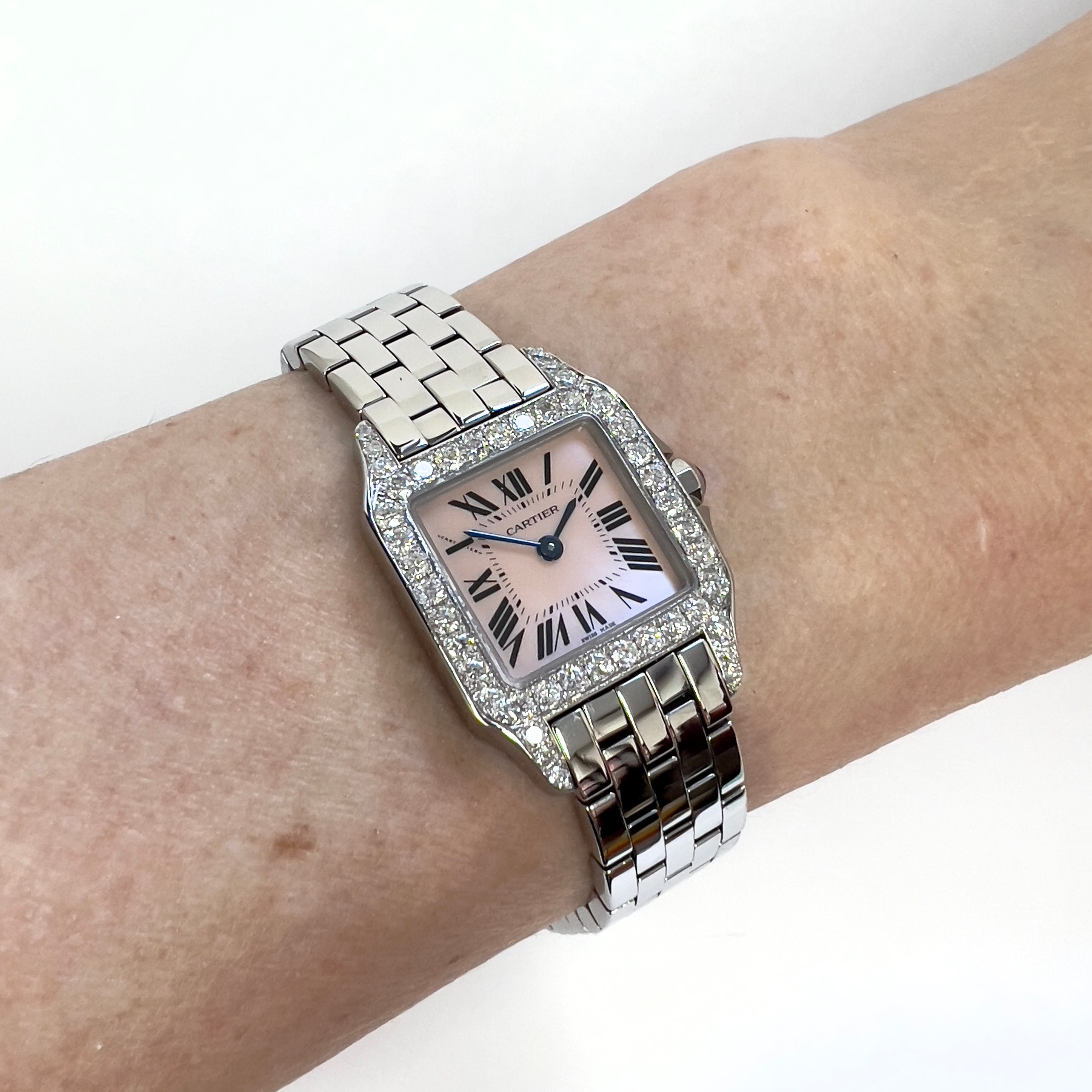 CARTIER SANTOS Demoiselle Quartz Steel 