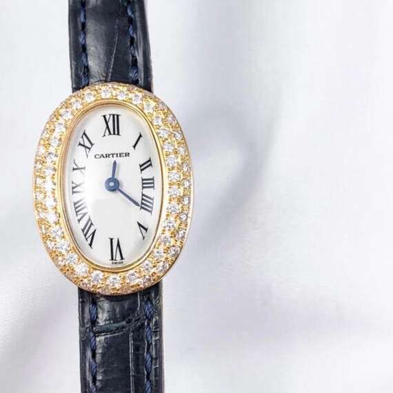 CARTIER BAIGNOIRE Mini 18K Yellow Gold 