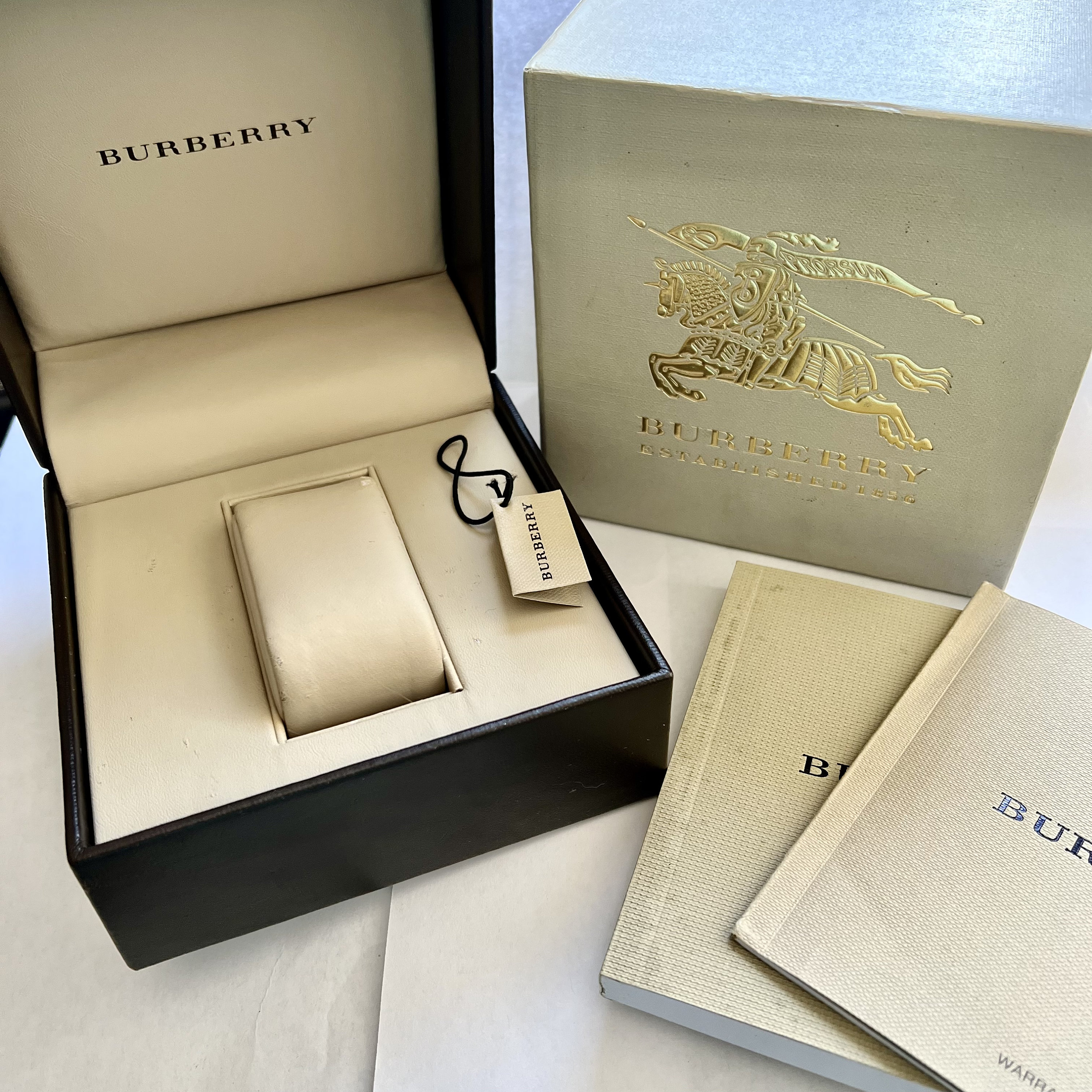 BURBERRY Watch Box Outer Box Booklets .25 Inches - Etsy India