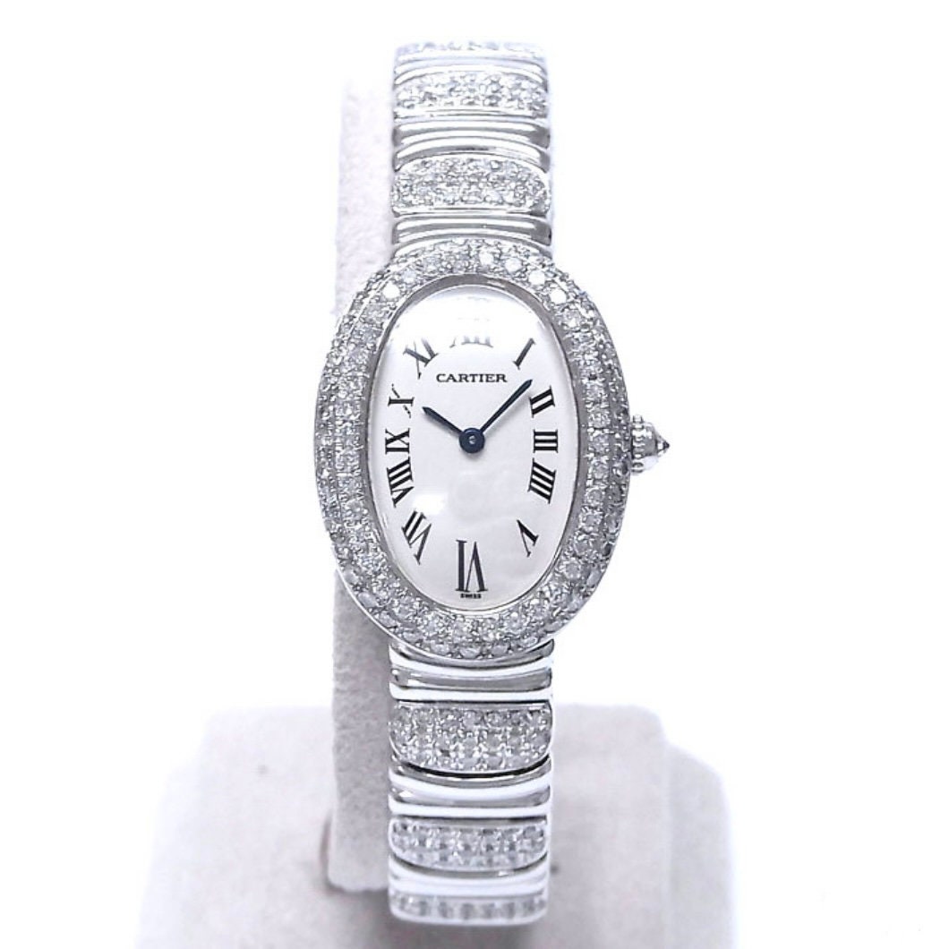 CARTIER BAIGNOIRE 23mm Quartz 18K WG 