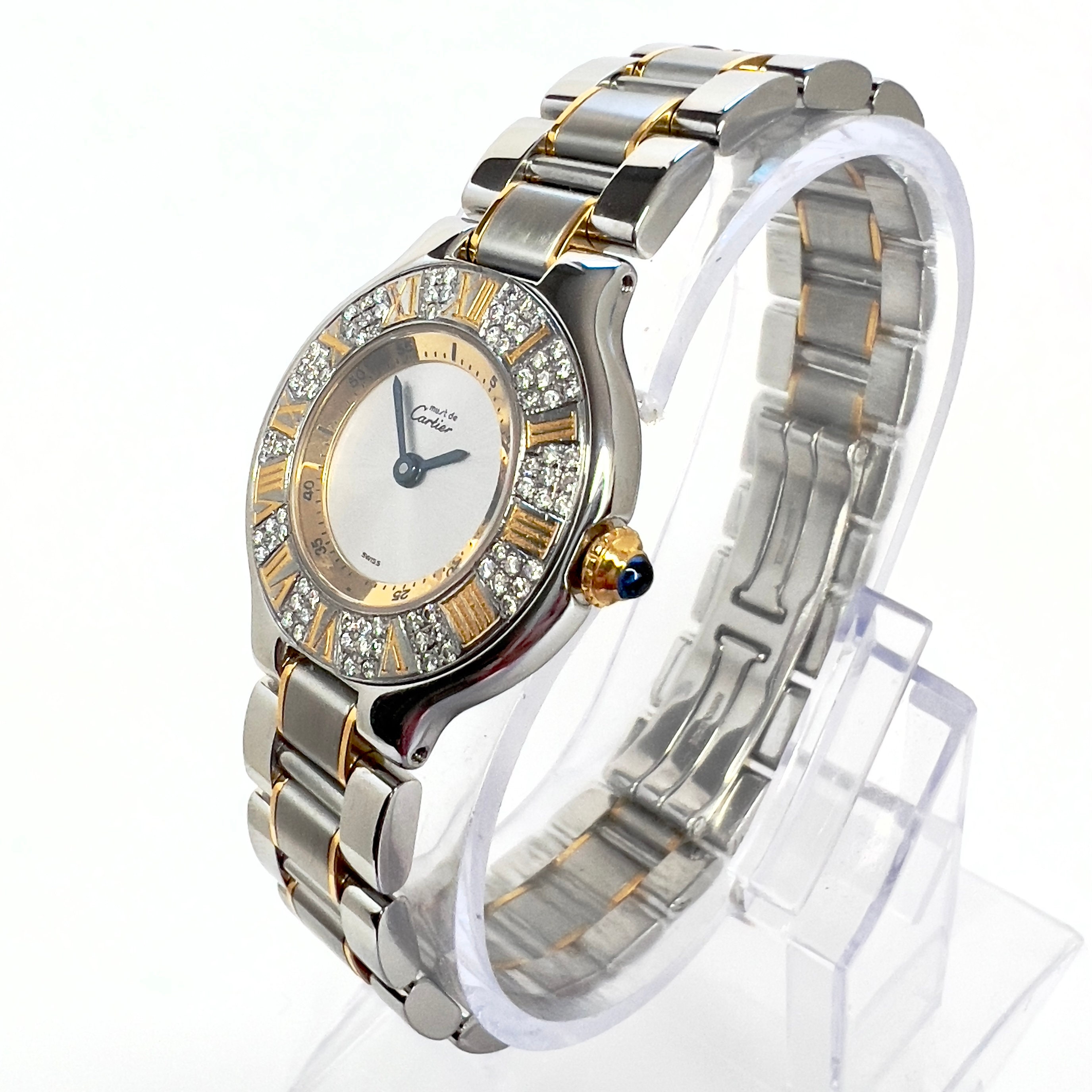 CARTIER MUST 21 28mm 18K Gold-plated 