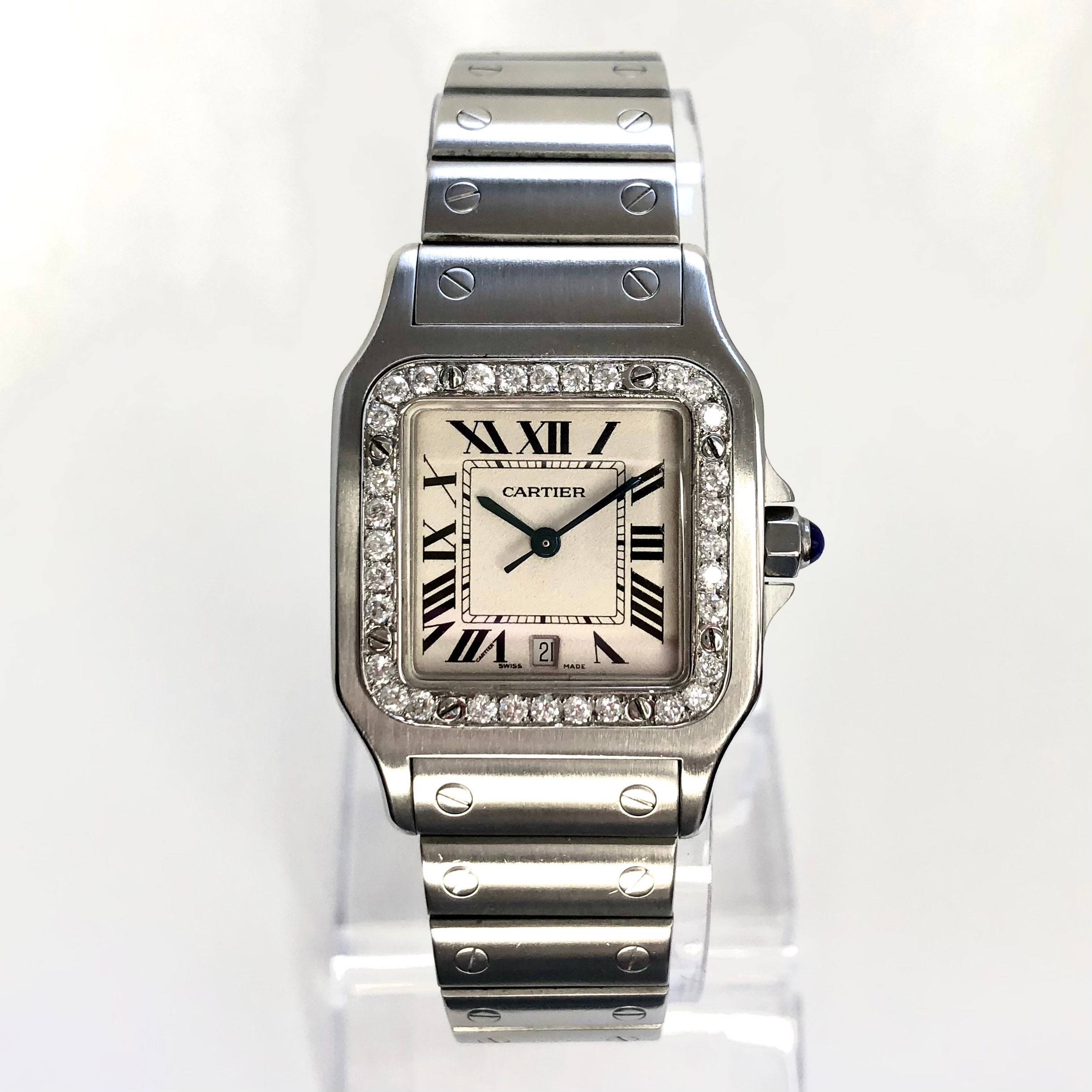 CARTIER SANTOS GALBEE 29mm Quartz Steel 