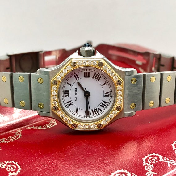 cartier santos octagon womens