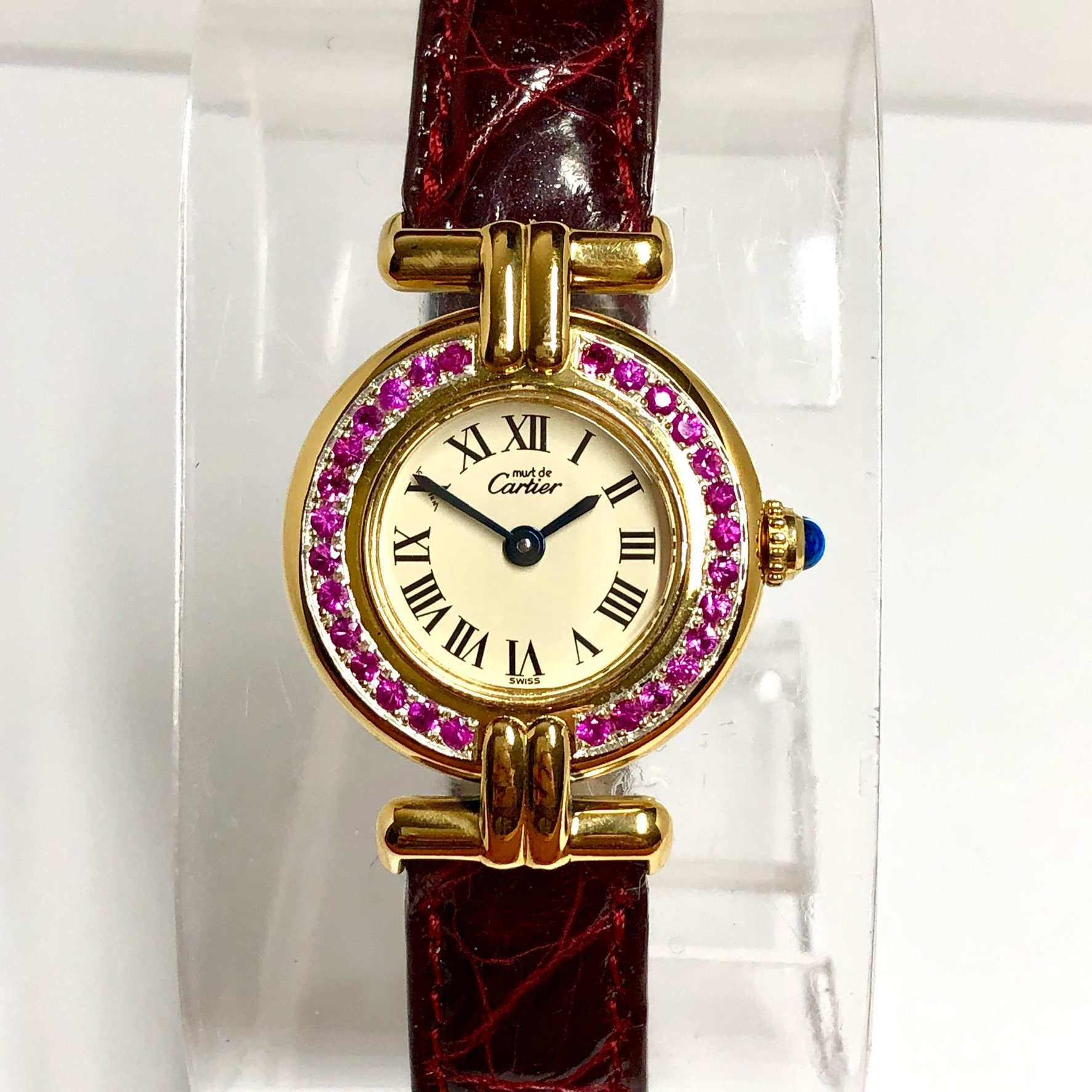 CARTIER Vermeil COLISEE 24mm GP Watch 0 