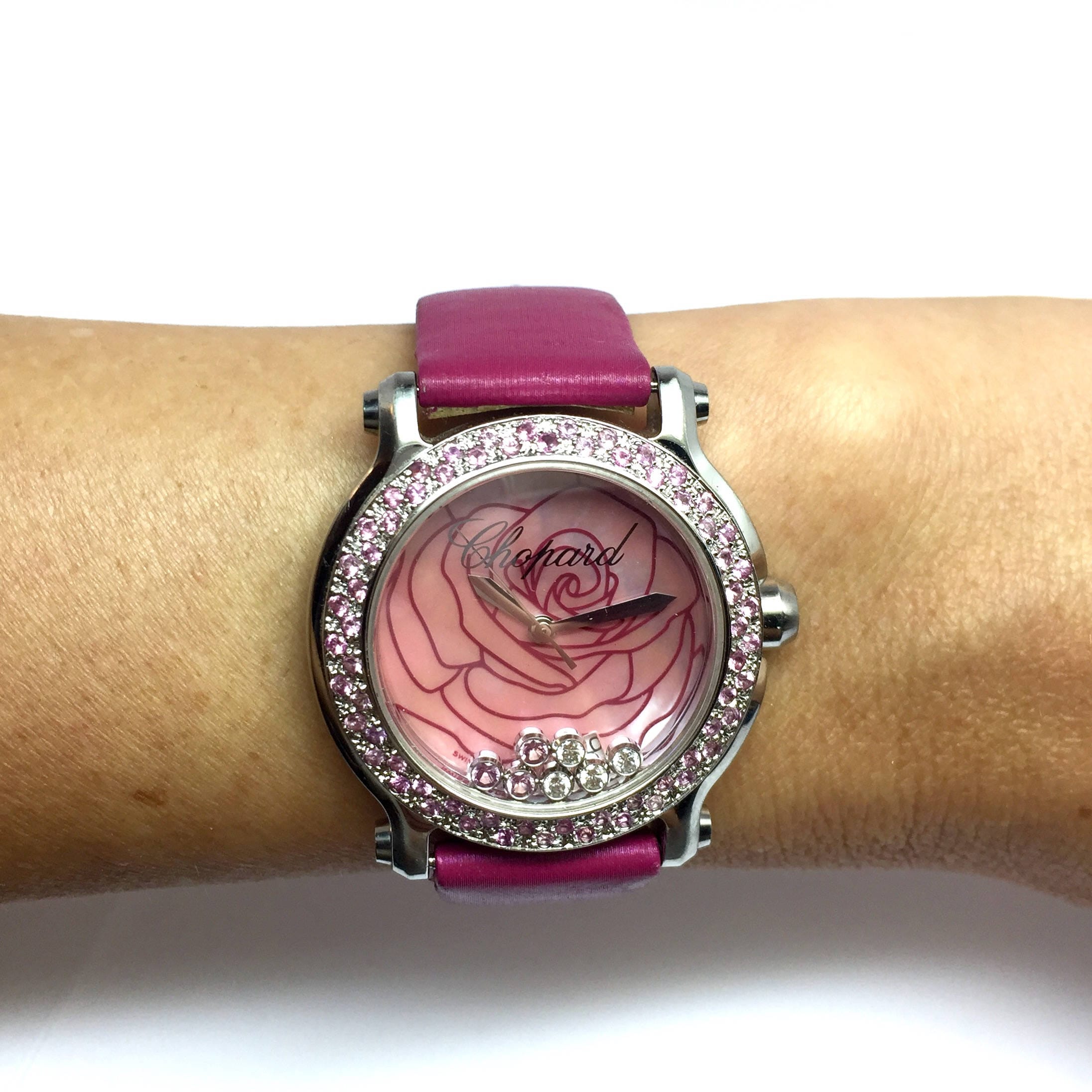 CHOPARD La Vie En Rose Limited Edition 500 Steel Ladies Watch | Etsy Canada