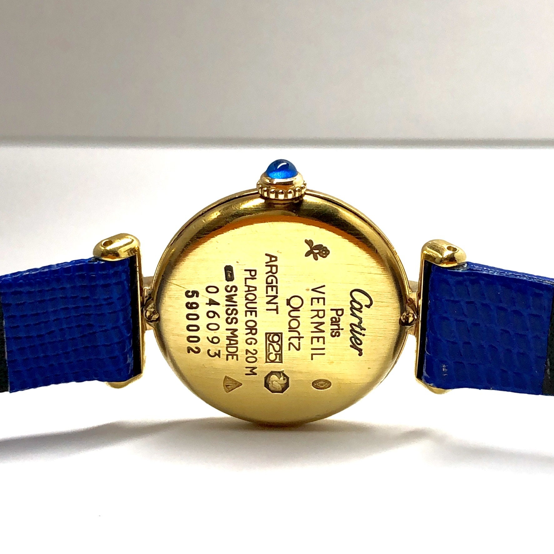 CARTIER VERMEIL COLISEE 24mm Gold 
