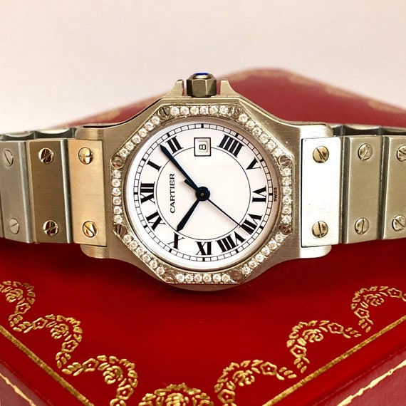 cartier octagon watch