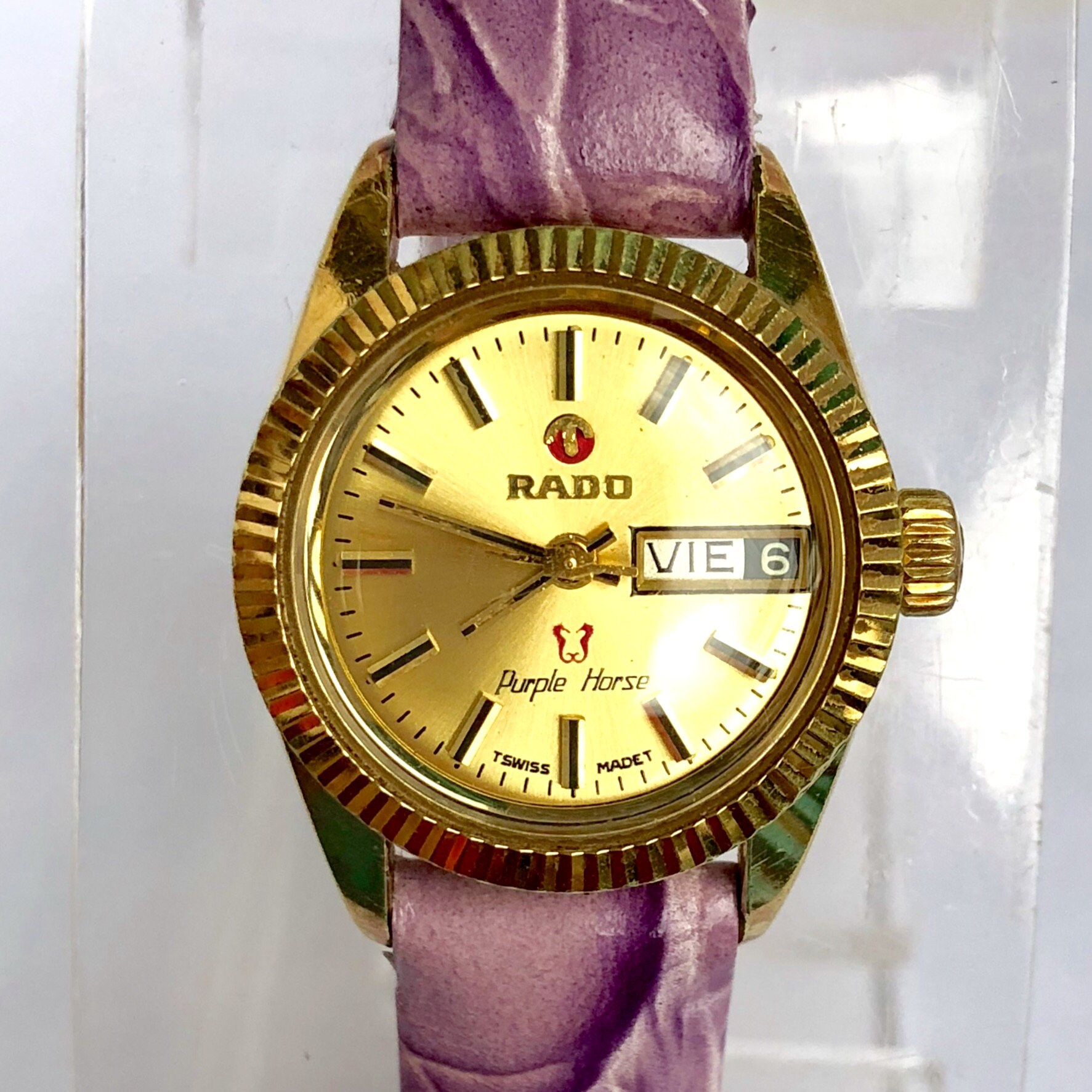 rado purple horse