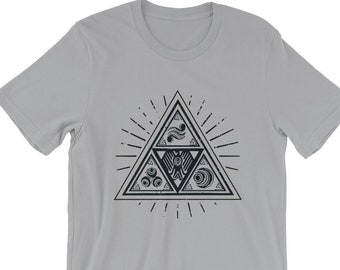 Legend of Zelda Triforce Unisex Shirt - Breath of the Wild, Nintendo Switch, The Legend of Zelda, Triforce Shirt, Womens Zelda Shirt, Retro