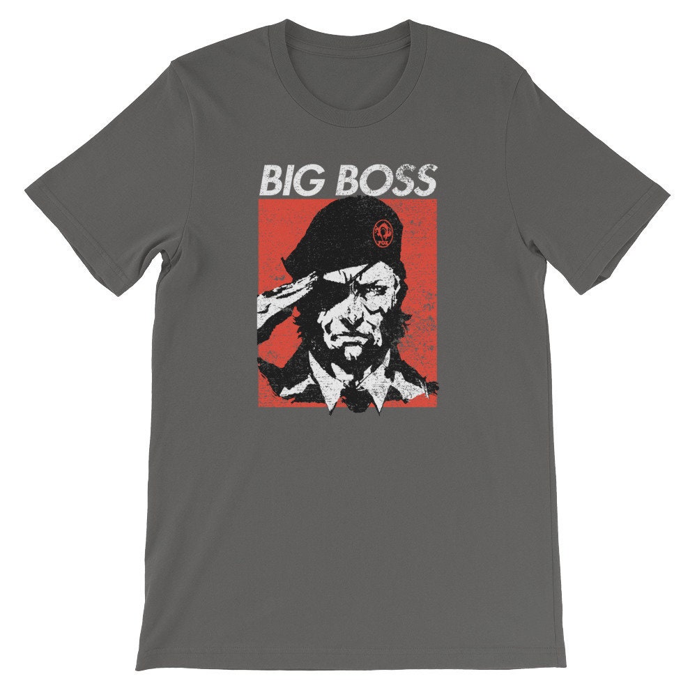 Big Boss Shirt - Metal Gear Solid, Playstation, Snes, Nintendo