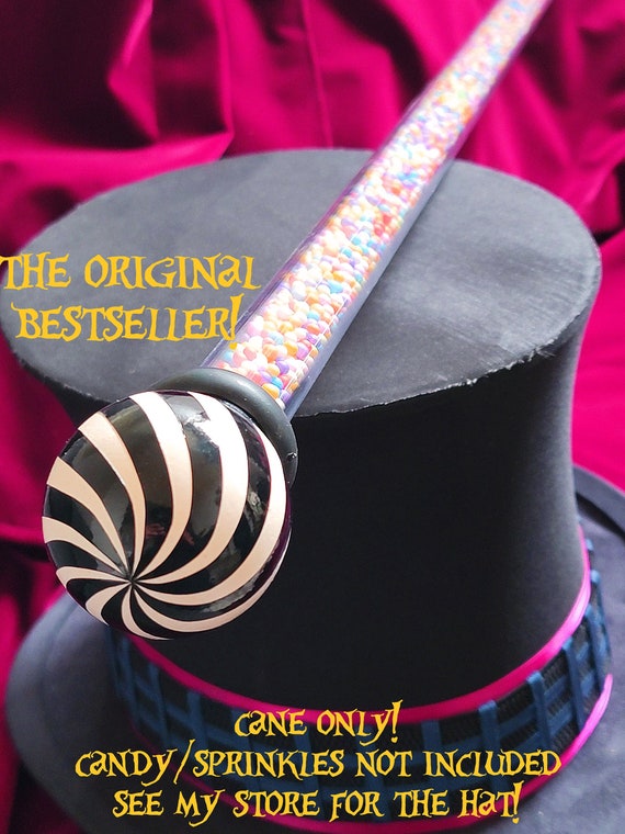 Buy Willy Wonka Cane Replica Cosplay Prop Tim Burton Charlie and