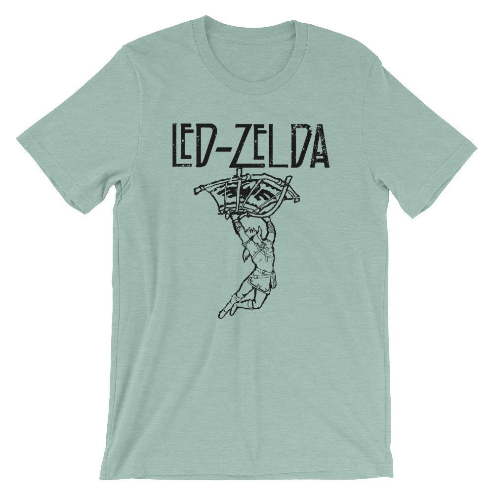 Legend of Zelda Led Zeppelin Mashup Unisex T Shirt Breath of Etsy