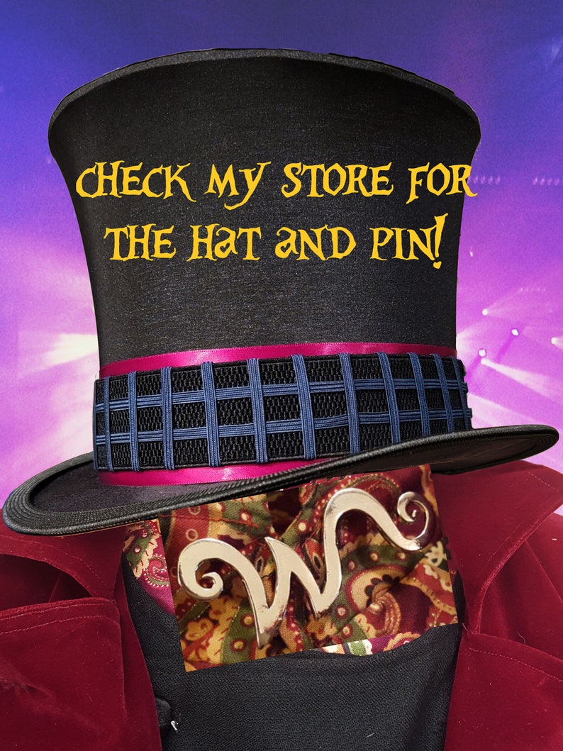Willy Wonka Cane Replica Cosplay Prop Tim Burton Charlie and the Chocolate Factory, Johnny Depp, Walking Stick, Walking Cane Wonka Costume image 10