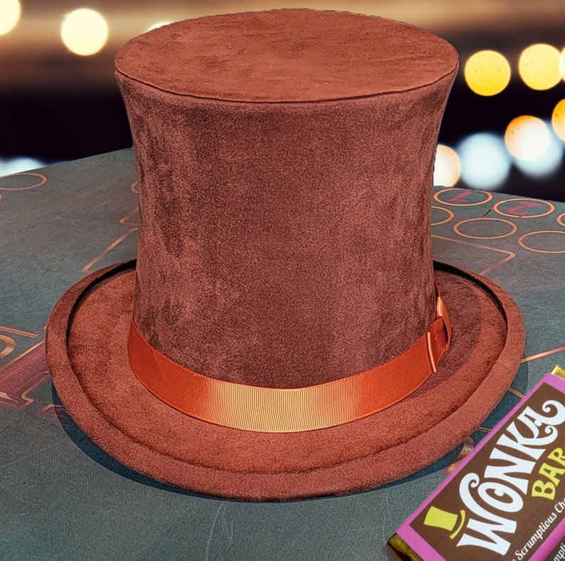 Willy Wonka Top Hat Replica Prop Willy Wonka and the Chocolate Factory, Gene Wilder, Cosplay, Costume, Willy Wonka Costume, Oompa Loompa image 4