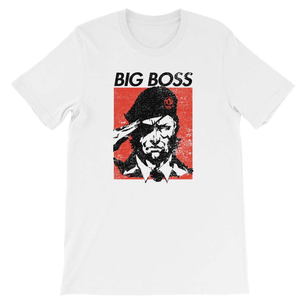 Big Boss Shirt - Metal Gear Solid, Playstation, Snes, Nintendo