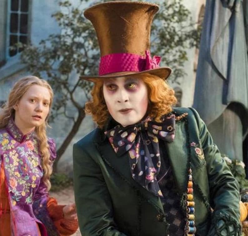 Mad Hatter Hat Mad Hatter Costume Tim Burton Steam Punk | Etsy