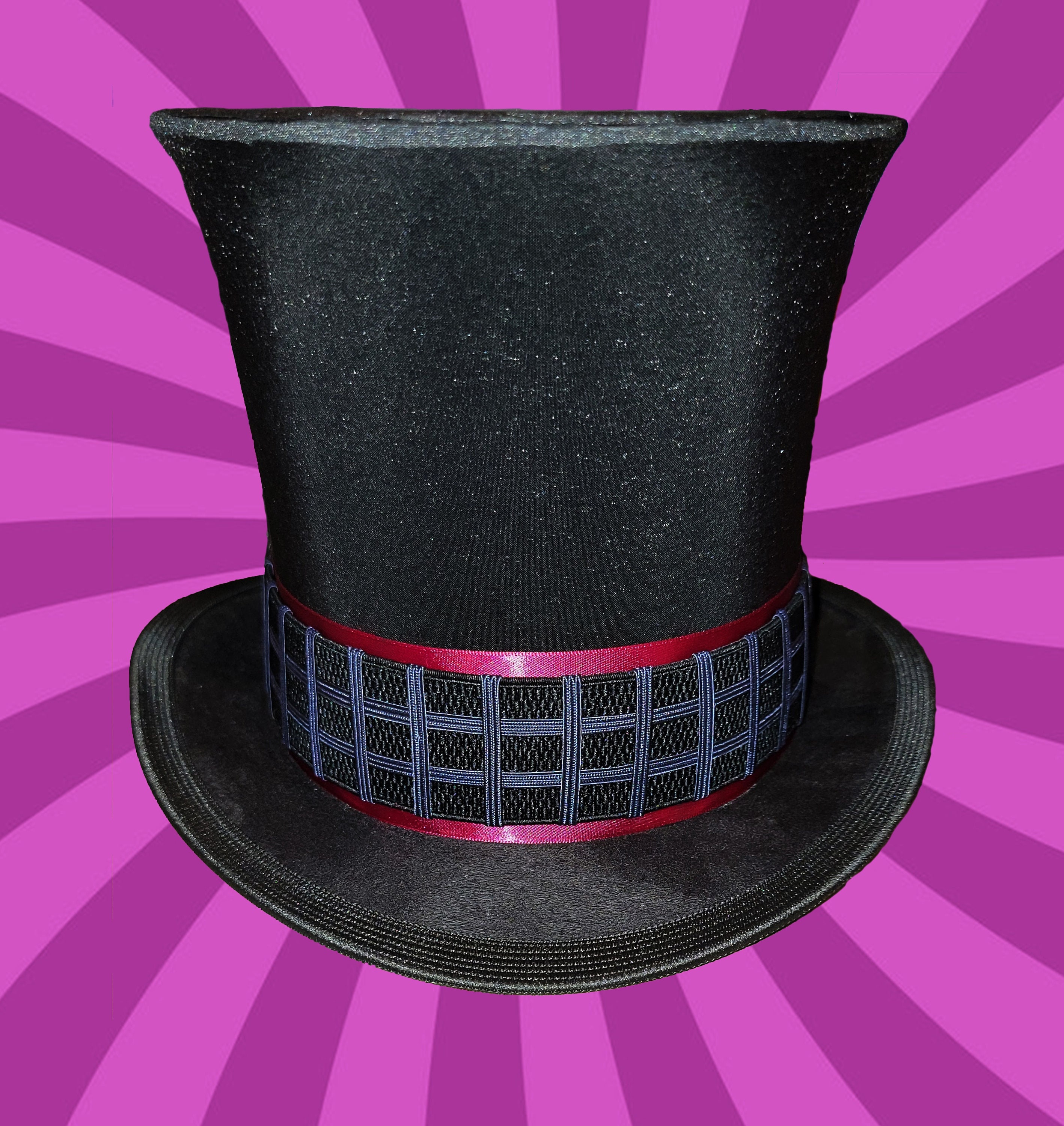 Willy Wonka Top Hat Replica Prop Tim Burton Charlie e la fabbrica