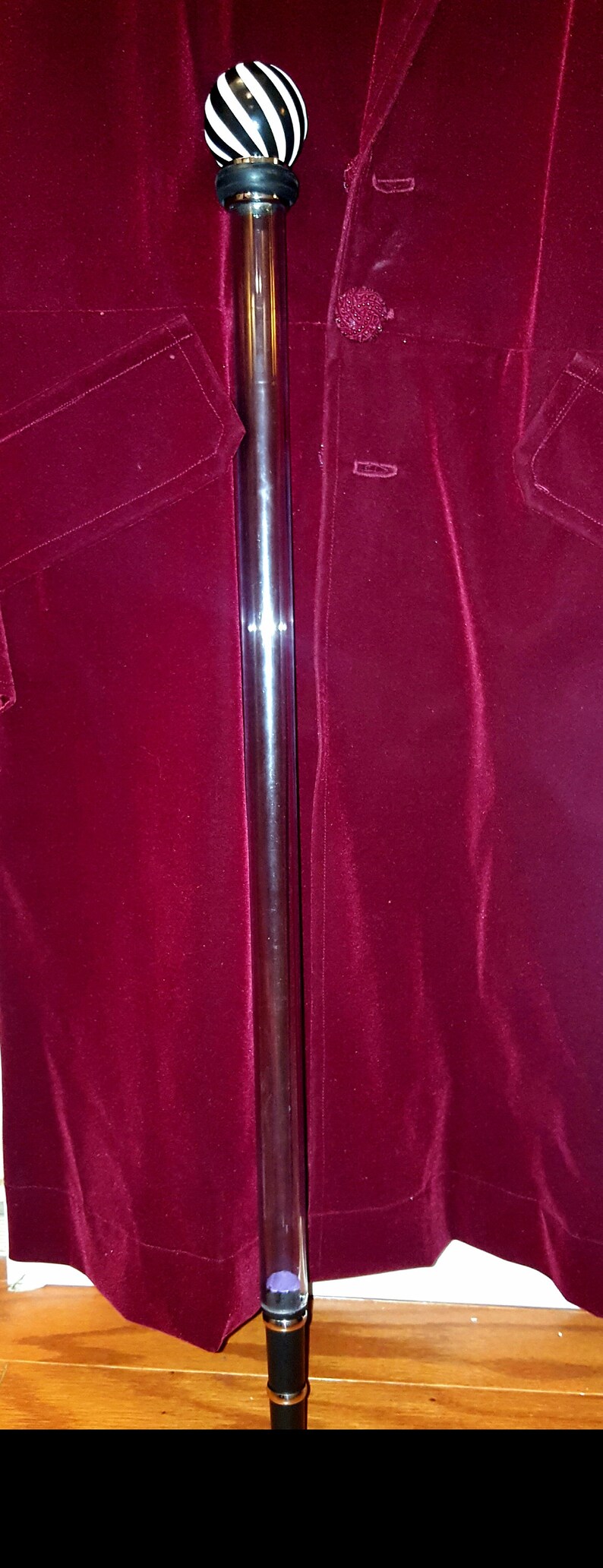 Willy Wonka Cane Replica Cosplay Prop Tim Burton Charlie and Etsy UK