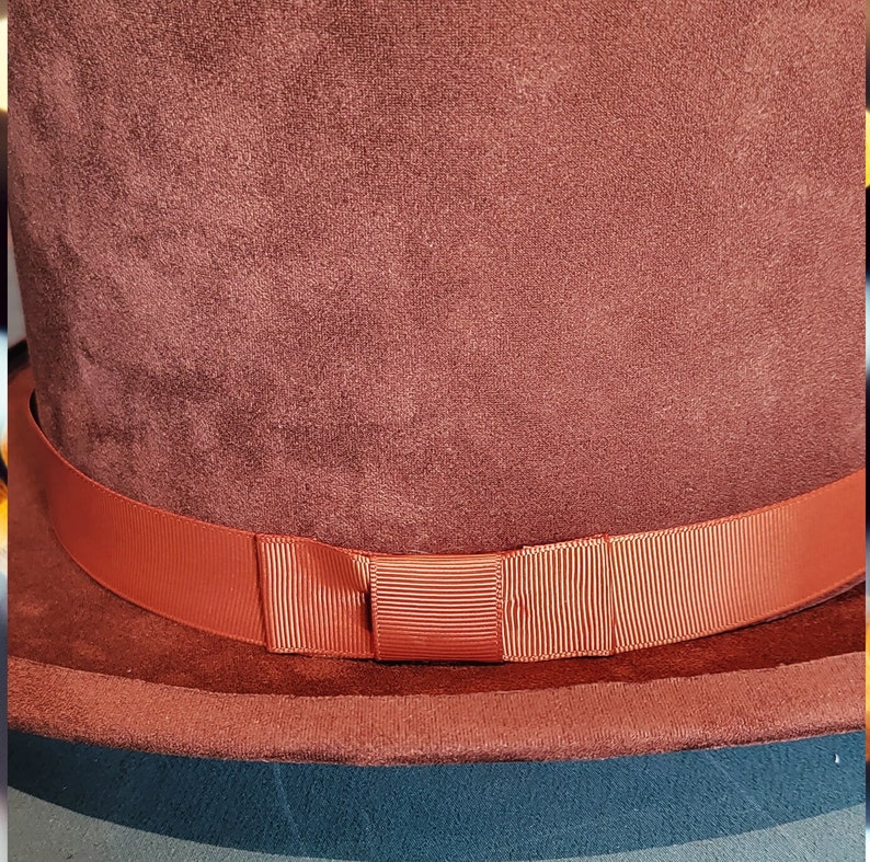 Willy Wonka Top Hat Replica Prop Willy Wonka and the Chocolate Factory, Gene Wilder, Cosplay, Costume, Willy Wonka Costume, Oompa Loompa image 3