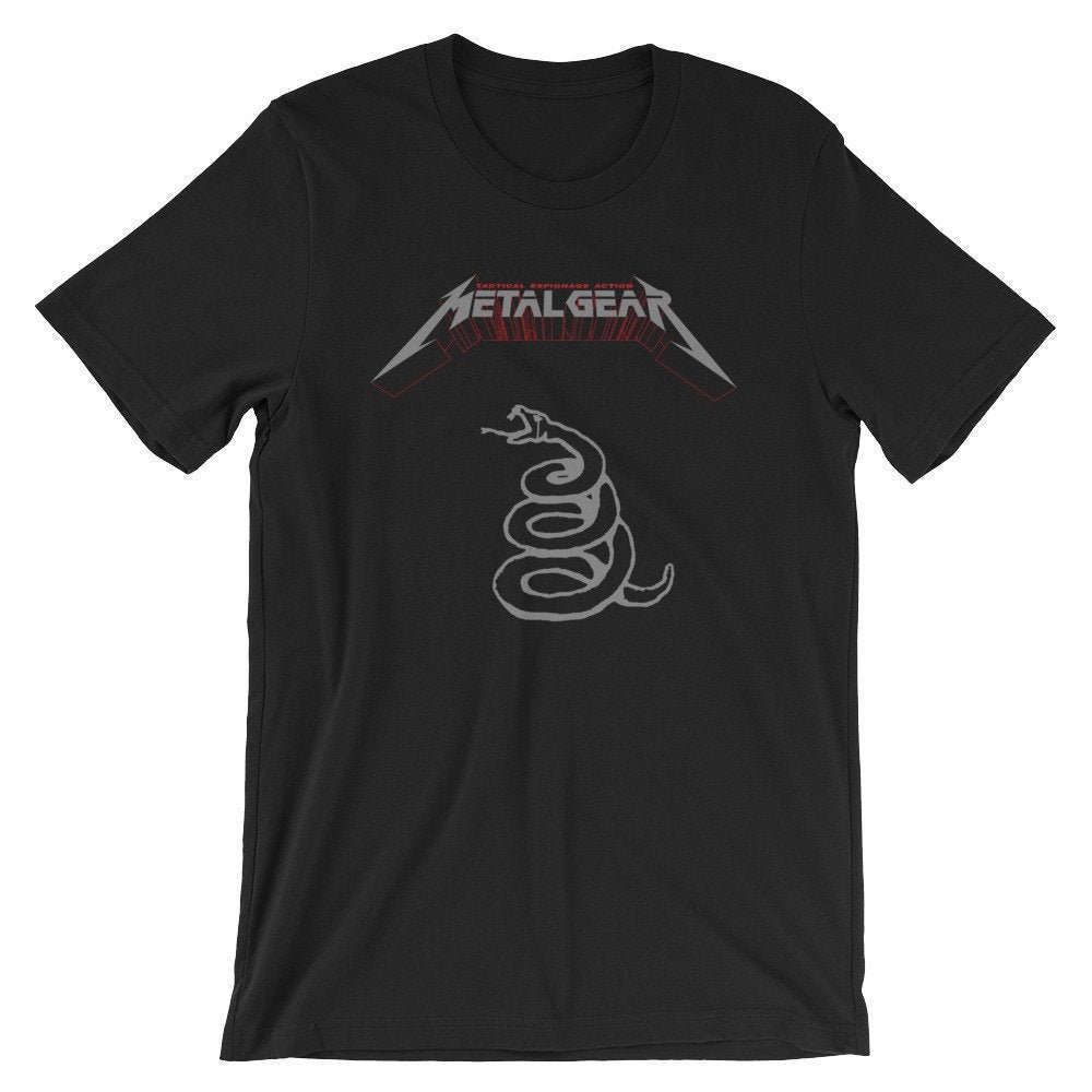 Metal Gear Metallica Snake Unisex Shirt Metal Gear Solid | Etsy