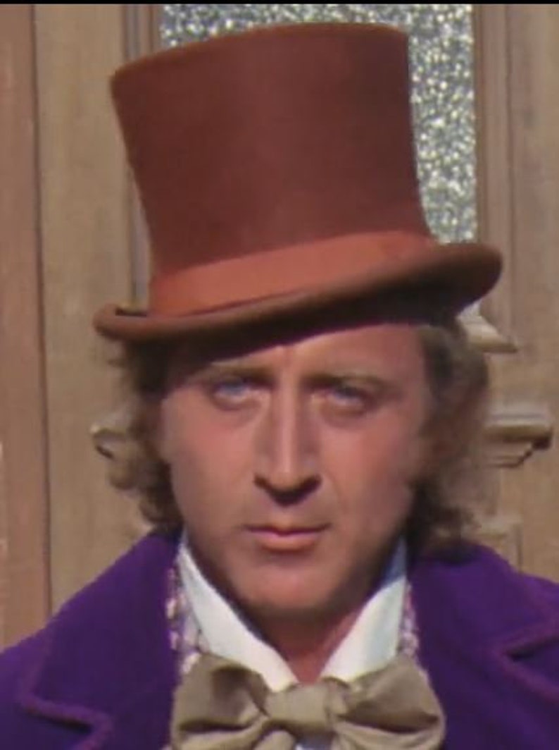 Willy Wonka Top Hat Replica Prop Willy Wonka and the Chocolate Factory, Gene Wilder, Cosplay, Costume, Willy Wonka Costume, Oompa Loompa image 6