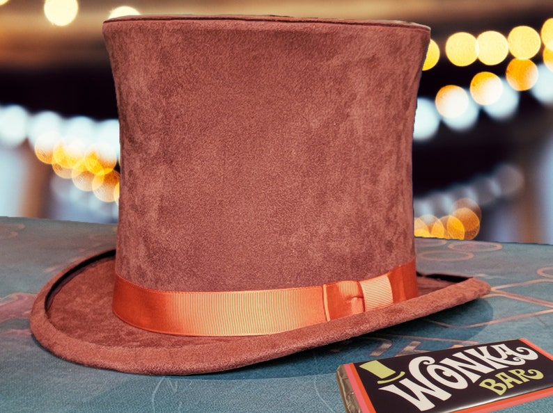 Willy Wonka Top Hat Replica Prop Willy Wonka and the Chocolate Factory, Gene Wilder, Cosplay, Costume, Willy Wonka Costume, Oompa Loompa image 1