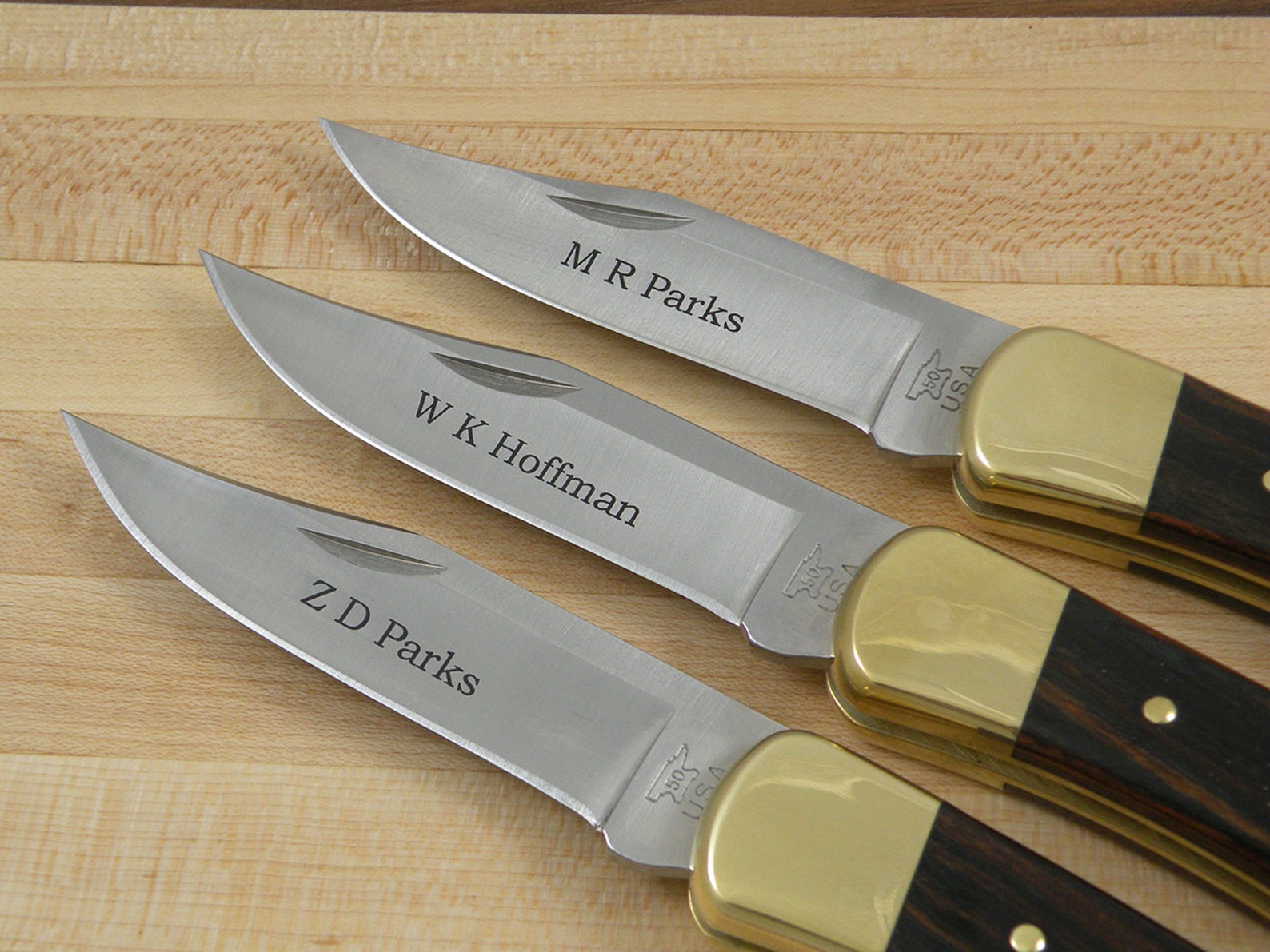 Engraved Buck 110 Folding Hunting Knife Personalized For: Weddings ...