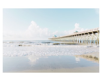 Summer Morning at Folly Beach Pier