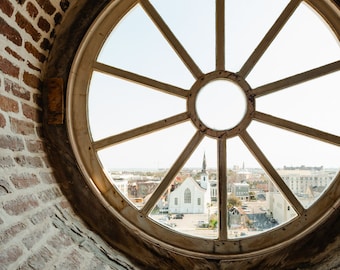 View of Charleston Steeples from inside a Steeple