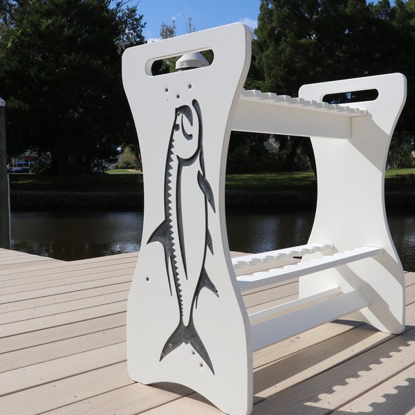 Tarpon Rod Rack Fishing Rod Holder - Etsy