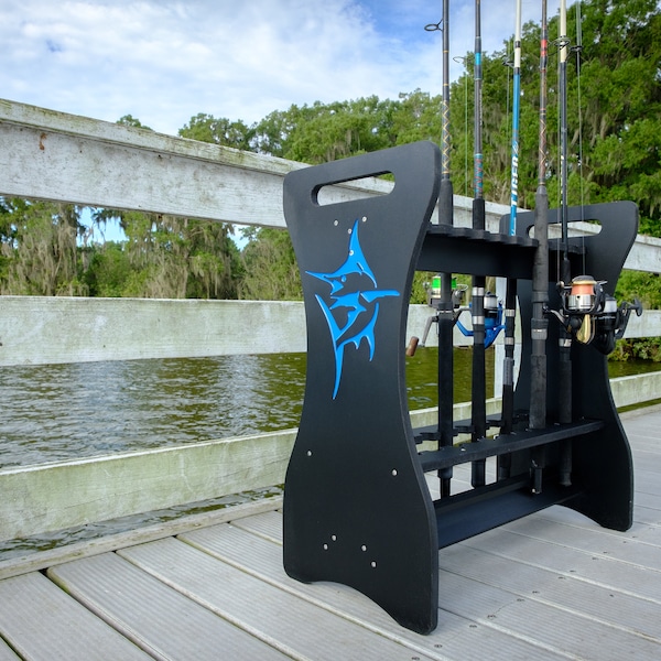 Fishing Rod Rack - Etsy