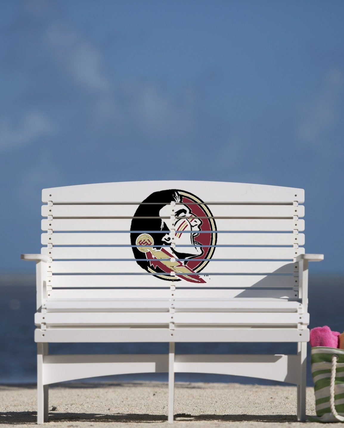 outdoor trex furniture on Ncaa Bench Outdoor Furniture Etsy