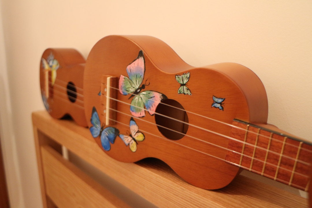 Butterflies Ukulele Etsy