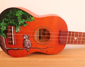 Owl In Tree Ukulele