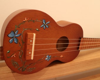 Floral Ukulele