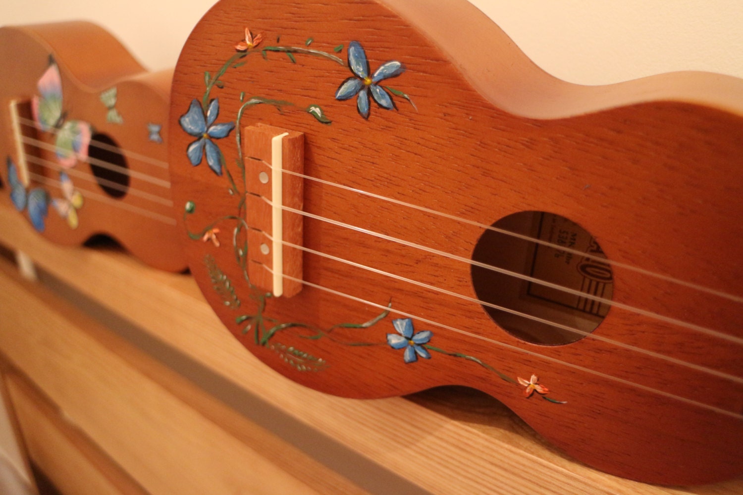 Floral Ukulele Etsy