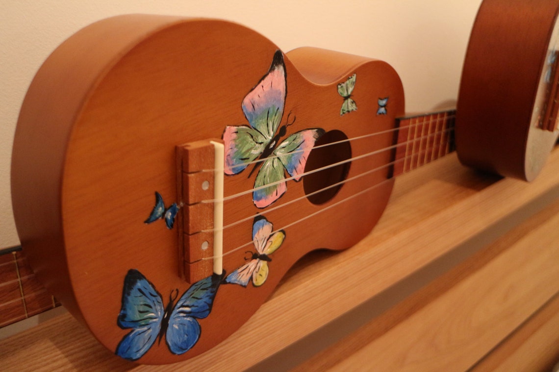 Butterflies Ukulele Etsy