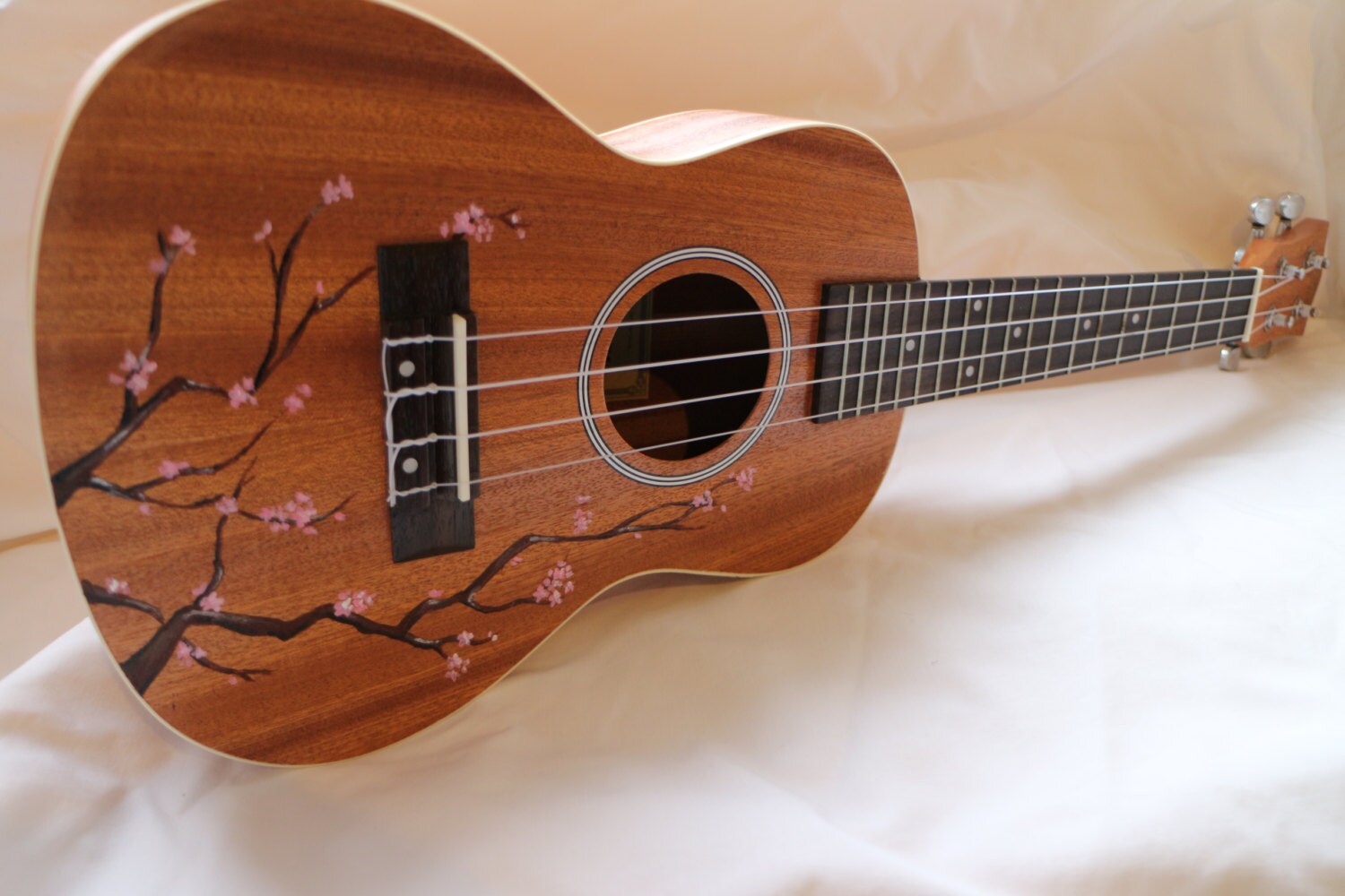 Cherry Blossom Ukulele Made to Order Etsy