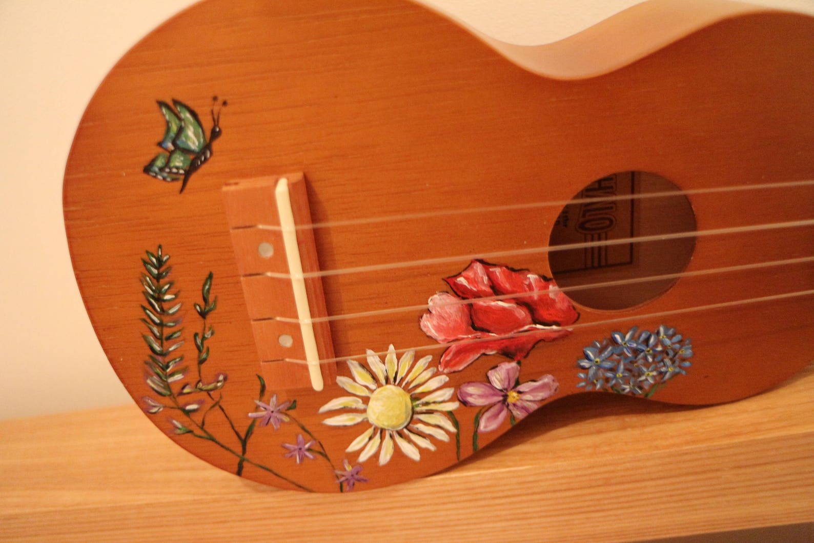 British Wildflower Ukulele Etsy