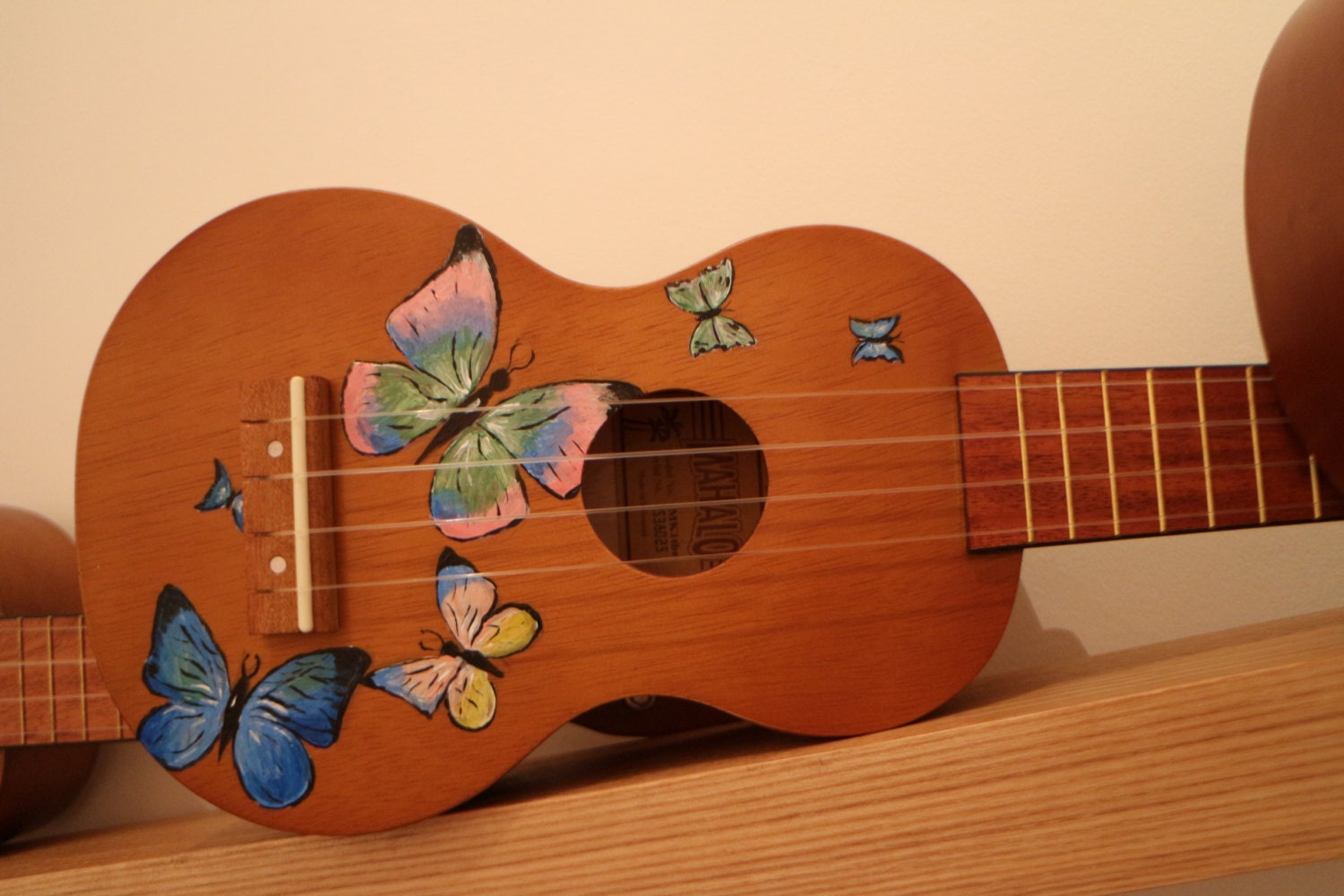 Butterflies Ukulele Etsy