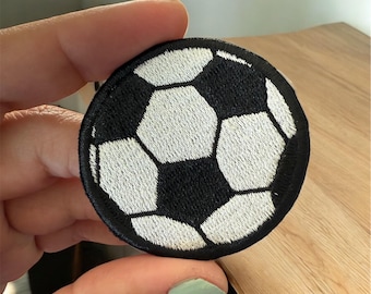 Soccer Ball Patch | Iron-On/Sew-On, Sport lover Gift