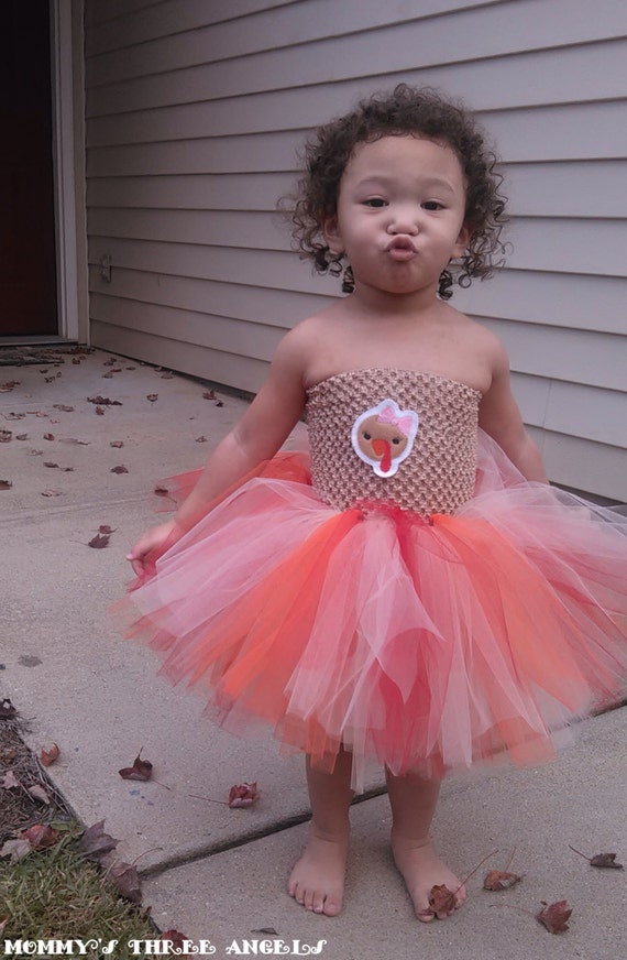 Mommy s Little Turkey Thanksgiving Tutu Dress MADE TO ORDER
