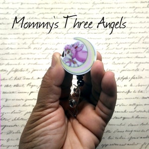 Chibi Warrior Moon Princess Retractable Badge Reel/Sailor Guardian Badge Holder MADE TO ORDER
