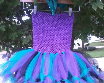 Purple Peacock Inspired Petti Tutu Dress (Style #2) MADE TO ORDER