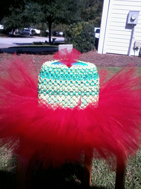green and red tutu dress Hawaiian Hula Tutu Dress for Girl Tropical Birthday Outfit, Red Green Party Dress,