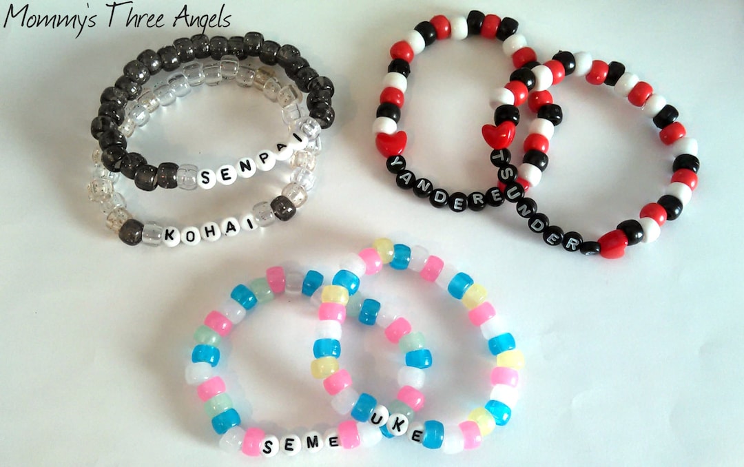 Anime Bracelets | Fandom Bracelets | Weeb Kandi | Rave Kandi | Weeb Br –  Whimsy Kei