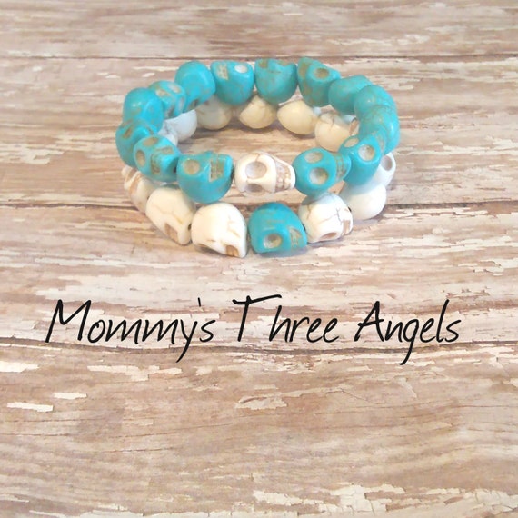 Skull bracelets 2024 for her