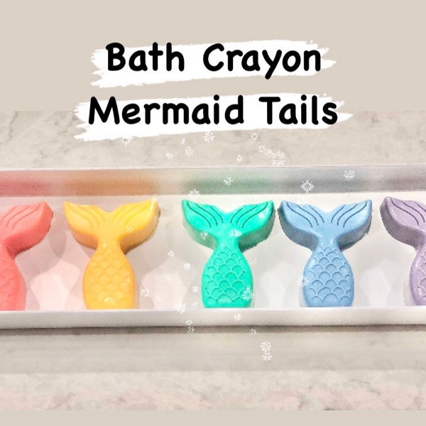 Mermaid Bath Crayon Soaps
