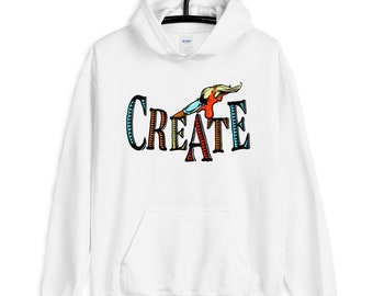 Create for Creative Craft and Art Lover - Plus Sizes - Unisex Hoodie